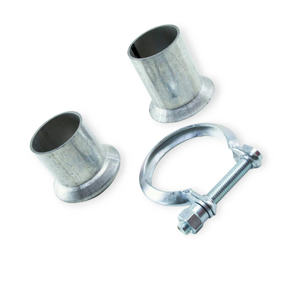 Хомут d=44 з патрубком FA1 (1 болт) глушника Мукачево - фото 1