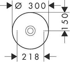 Раковина  Axor Suite nablatowa 30 cm stal nierdzewna optyczna 42000800 - Napisz do nas i zyskaj dodatkowy rabat Київ