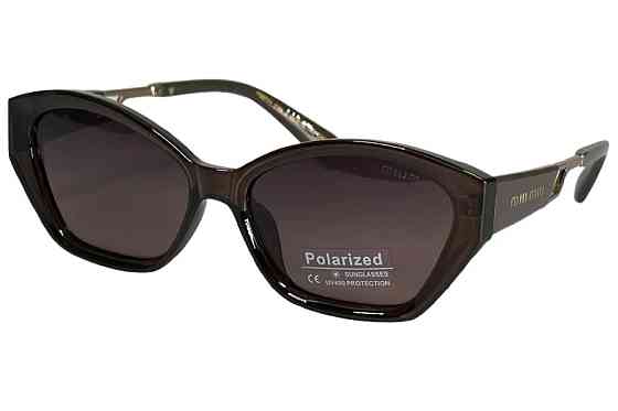 Окуляри сонцезахисні Polarized 2 поляризаційні лінзи UV 400 коричневі Луцьк