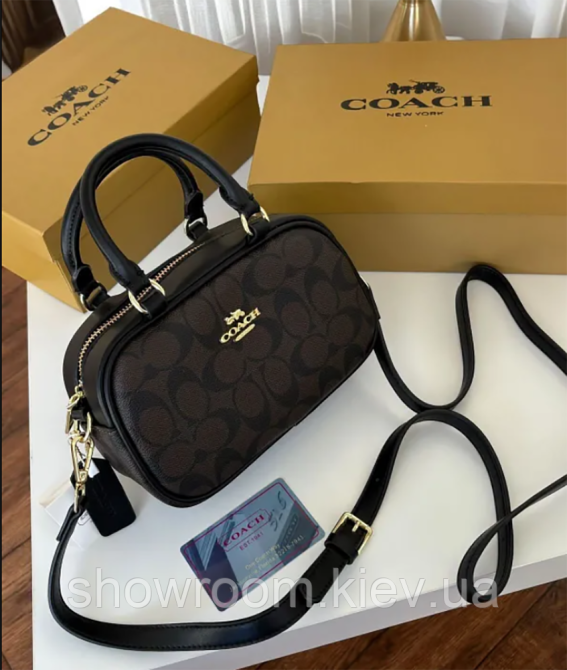 Небольшая женская сумочка на плечо Coach (3537-2) Киев - изображение 3