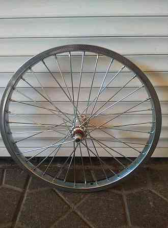 Обод велосипедный (в сборе) 20 (перед, 36 спиц, алюминий) (усиленное под 3 спицу) Мукачево