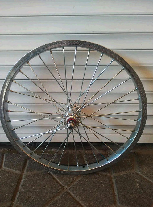 Обод велосипедный (в сборе) 20 (перед, 36 спиц, алюминий) (усиленное под 3 спицу) Мукачево - изображение 1