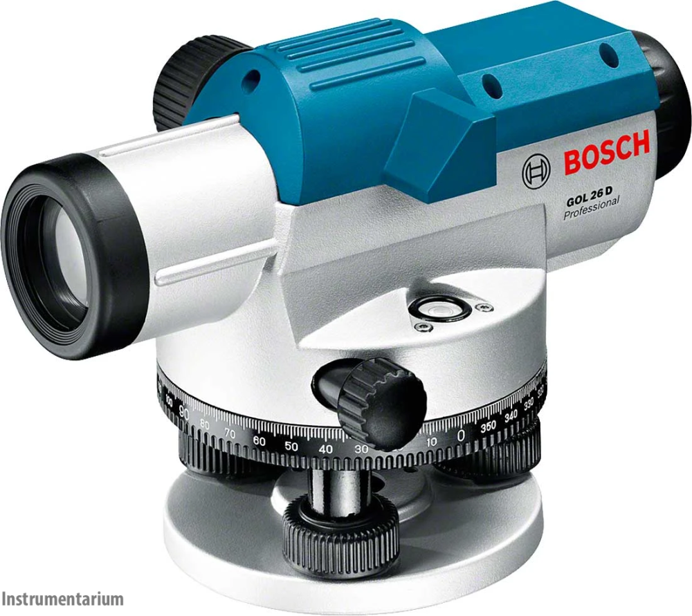 Професійний оптичний нівелір Bosch GOL 26 D+BT 160+GR 500: 360 градусів, до 100м, 26х зум Київ - фото 2