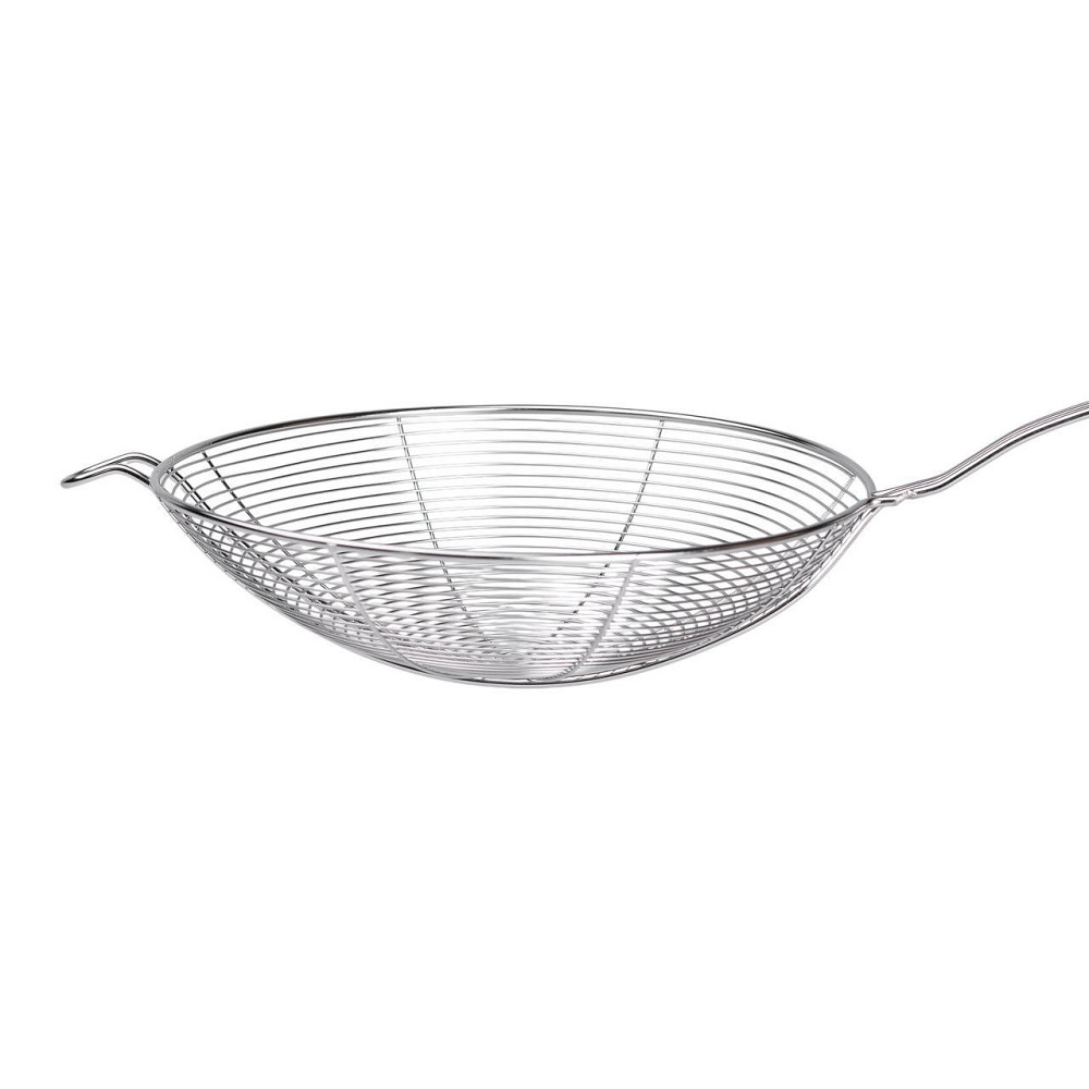 Шумовка из нержавеющей стали с ручкой Ø 14 см для фритюра HP-19-16-14CM Киев - изображение 3