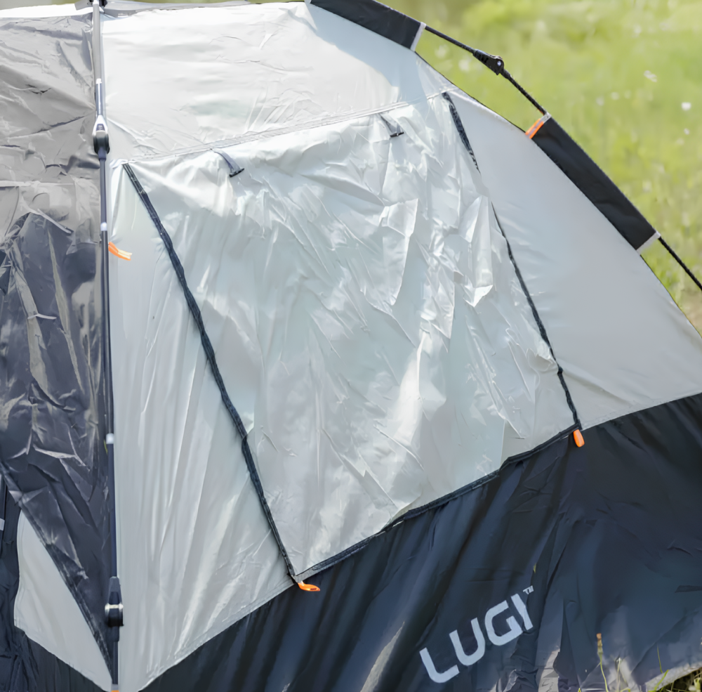 Туристичний намет для 2-3 осіб, міцний і водонепроникний, чорний колір, розмір 200×195×140 см — ідеальний вибір для походів, кемпі Львів - фото 6