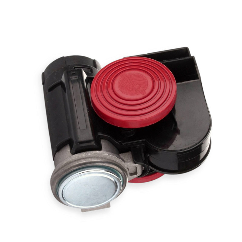 Сигнал повітряний равлик Nautilus 12V з компрессором 2 тони чорний, тип 1 Мукачево - фото 2