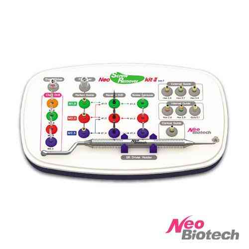Набор для удаления сломанных винтов с имплантатов Neo Screw Remover Kit (SR-II) Днепр