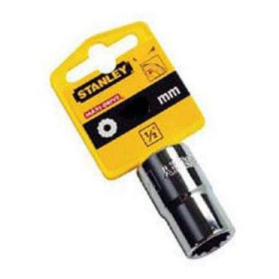 Головка торцевая Stanley 1/2"х 15мм, с двенадцатигранным профилем, метрическая (4-86-547) Винница - изображение 1