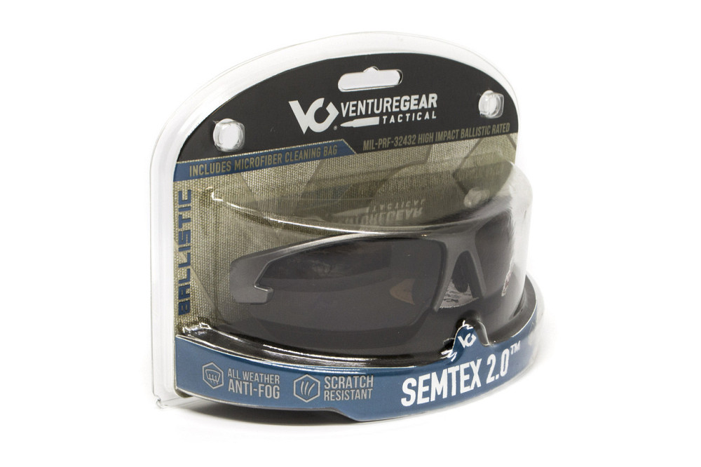 Захисні окуляри Venture Gear Tactical Semtex 2.0 Tan (clear) Anti-Fog, прозорі в пісочній оправі Запоріжжя - фото 6