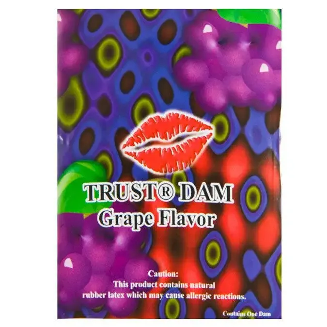Латексна серветка Latex Dental Dams Grape 1 шт Львів - фото 1