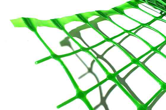 Сітка 45*45 1.0х20 м  пластикова Клевер (зелена) квадрат із запаяним краєм Дніпро