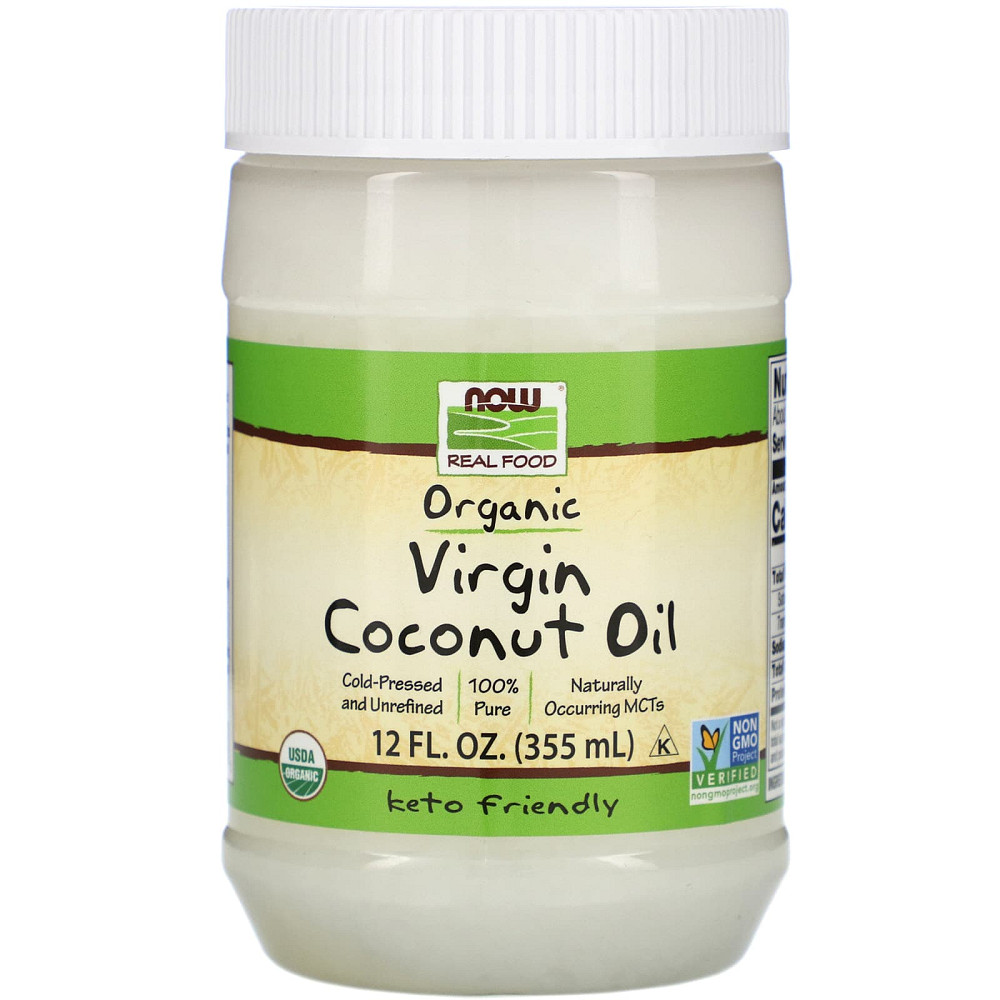 Органічна натуральна кокосова олія (Organic Virgim Coconut Oil) 355 мл. Київ - фото 1