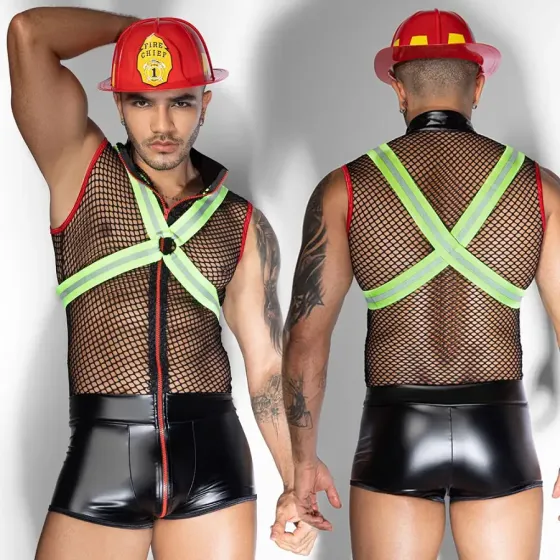 Чоловічий еротичний костюм пожежного JSY 9152 One Size Львів