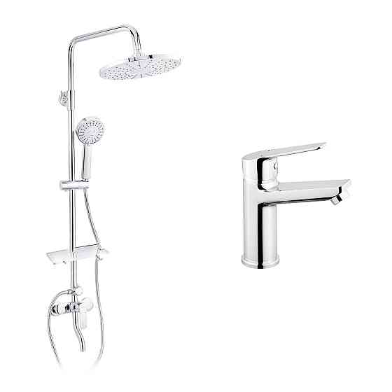 Набір 2 в 1 душова система Kroner Armada-C064K + змішувач Hagen-C010 Київ