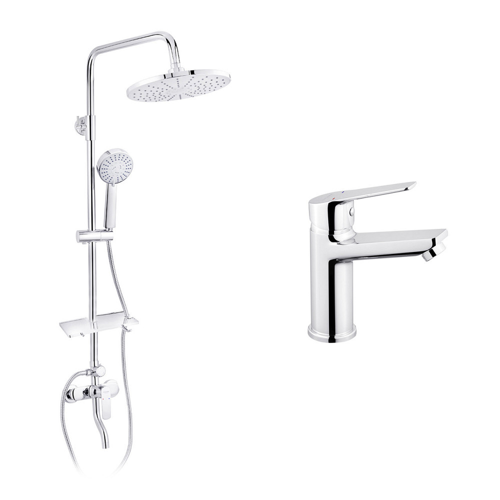 Набір 2 в 1 душова система Kroner Armada-C064K + змішувач Hagen-C010 Київ - фото 1