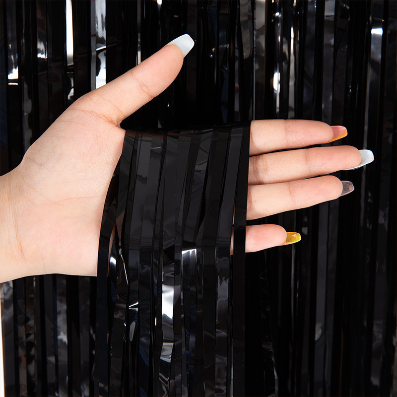 Дощик для фотозони довгий 4 м на 1 м чорний Київ - фото 1