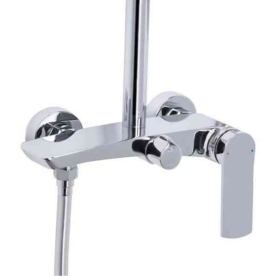 Душевая система пристенная Qtap Slavonice на два потребителя QTSLA110CRM45912 Chrome Киев