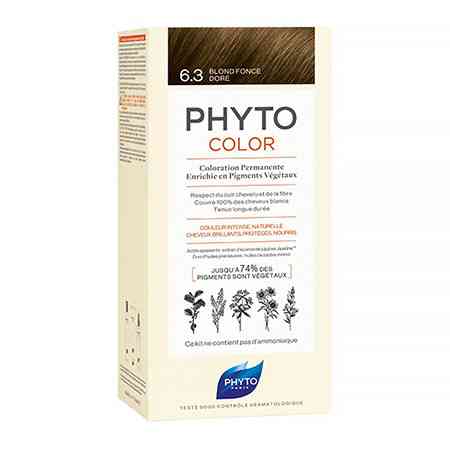 Фіто Фітоколор Безаміачна крем-фарба для волосся Phyto PhytoColor Coloration Permanente 6.3 Темно-русявий золотистий 112 мл Дніпро