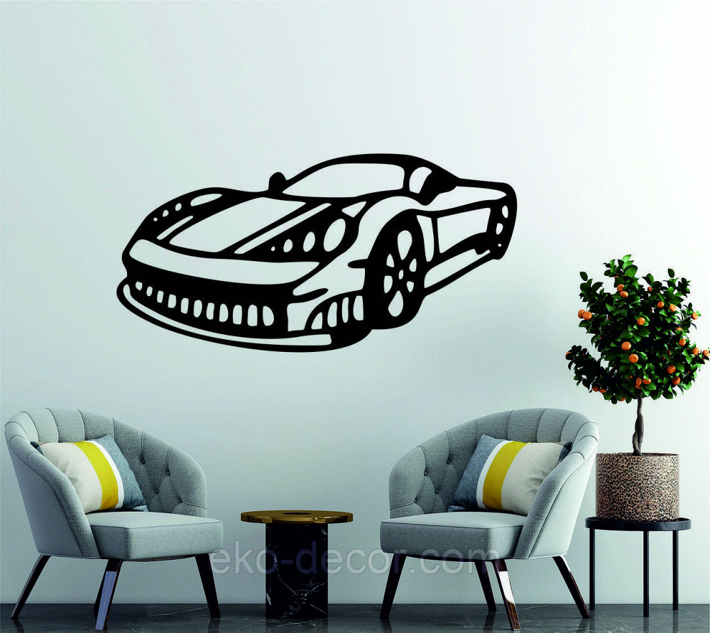 Декоративне настінне Панно «Машина Феррарі», Декор на стіну Київ - фото 4