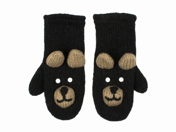 Варежки зимние шерстяные Медведь Киев - изображение 1