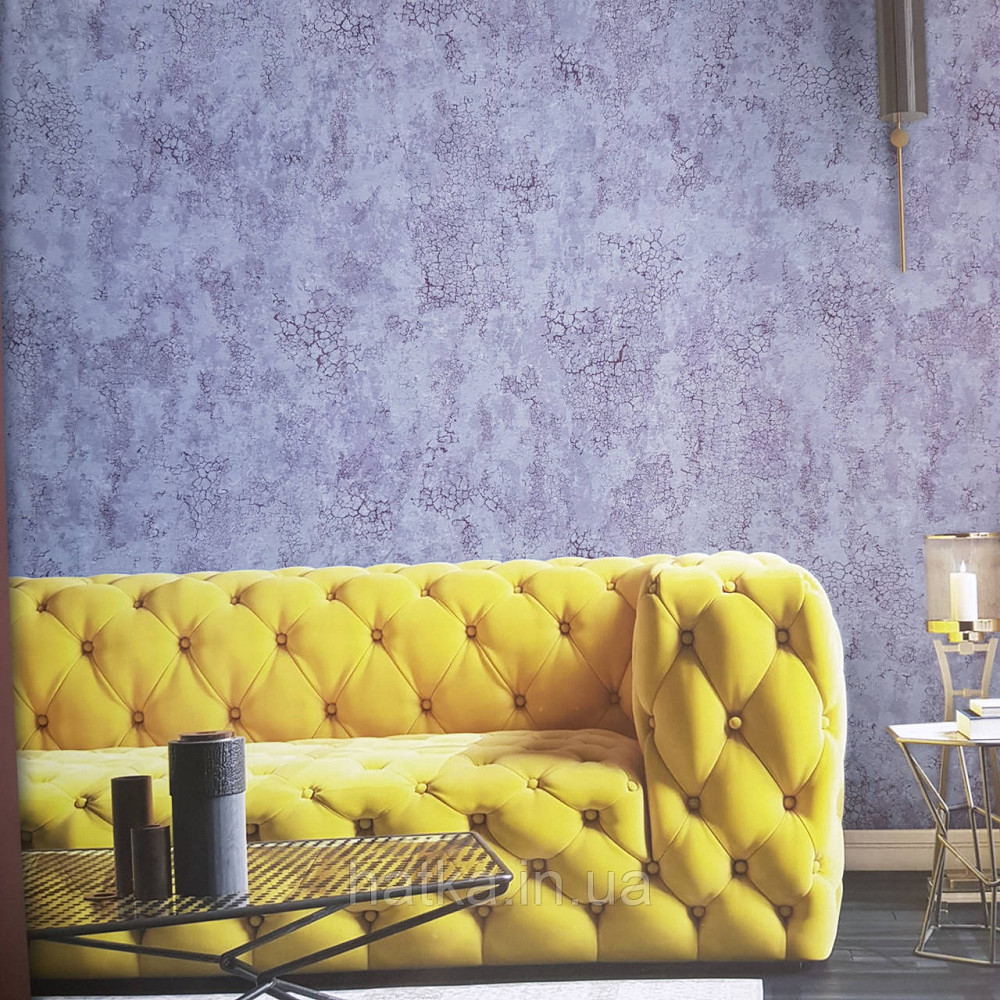 Обои метровые винил на флизелине Decowall Retro под штукатурку под старину эффект потертости голубые с серым Киев - изображение 1