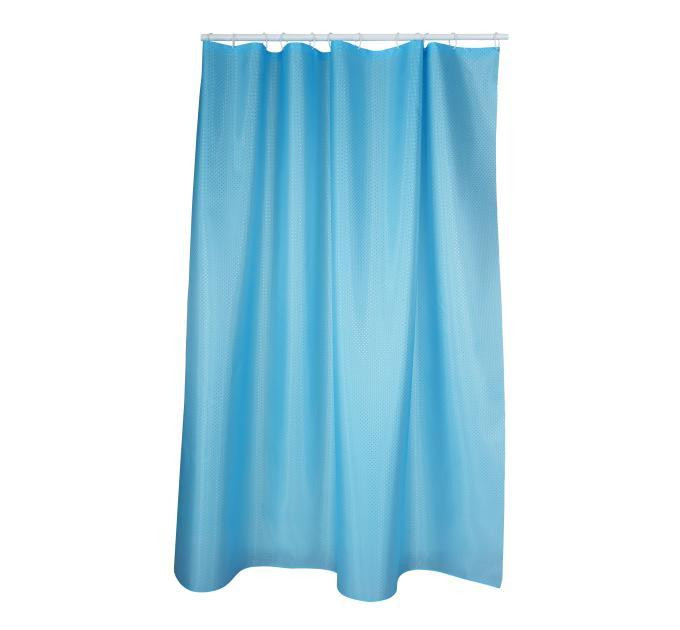 Штора для ванной Ткань Пика 180*180 см голубая Харьков - изображение 3