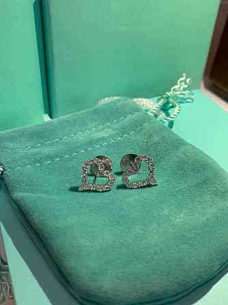 Tiffany cережки серця Тіффані, срібло 925 Одеса