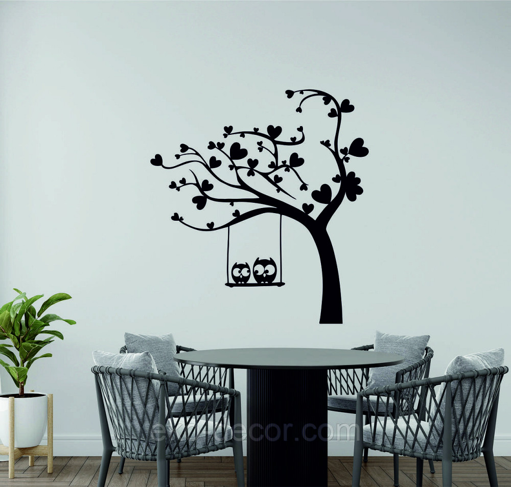 Декоративное настенное Панно «Совы на ветке», Декор на стену Киев - изображение 3