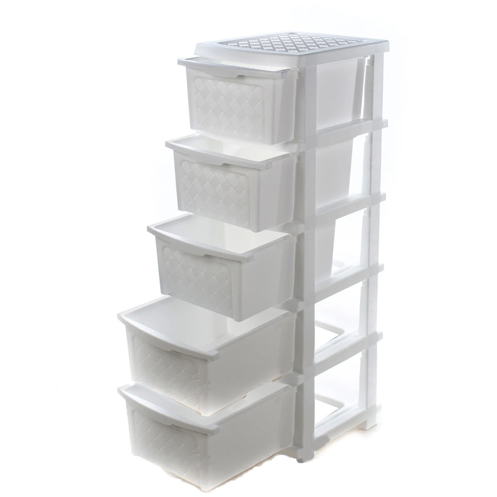 Комод пластиковый белый R-Plastic 