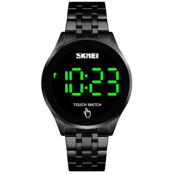 Чоловічий наручний світлодіодний годинник Skmei 1579 light (Чорний) Вінниця