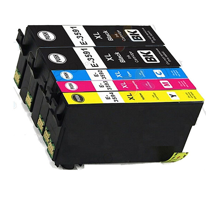 5 шт. совместимых картриджей Epson 35XL высокой емкости для принтера Днепр - изображение 1