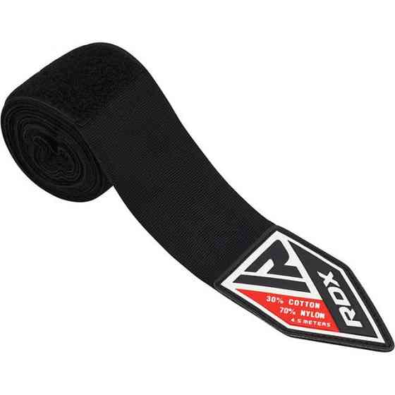 Бинти для боксу RDX WX Professional Boxing Hand Wraps Black (4.5м.) Каменское