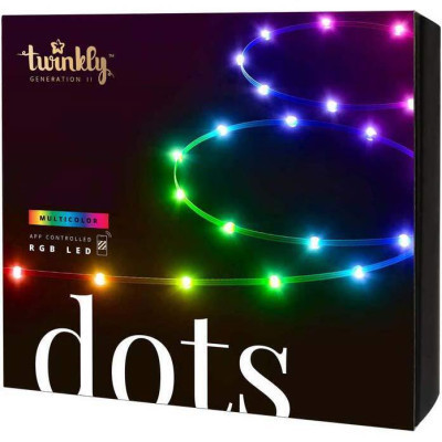 Гирлянда Twinkly Smart LED Dots Lights RGB 400 Gen II, IP44, 20м, прозрачный (TWD400STP-TEU) Винница - изображение 9