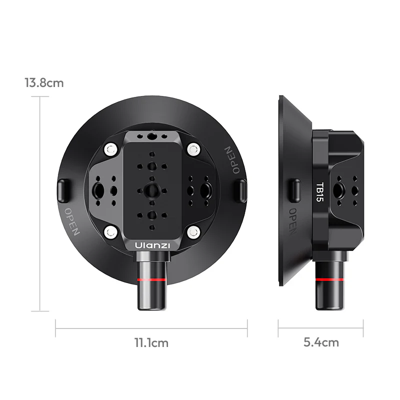 Присоска для камери Ulanzi TB15 Suction Cup Mount Одеса - фото 3