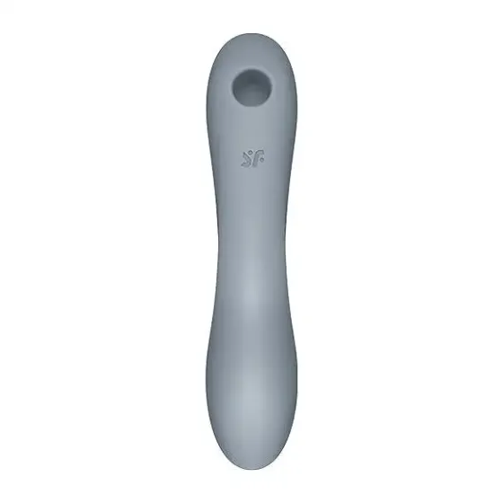 Вакуумний стимулятор з вібрацією Satisfyer Curvy Trinity 3 BlueGrey Львів