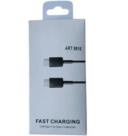 Кабель зарядки Type-C – Type-C Black Edition 25W 3A для смартфонов, планшетов та інших USB-C пристро Київ