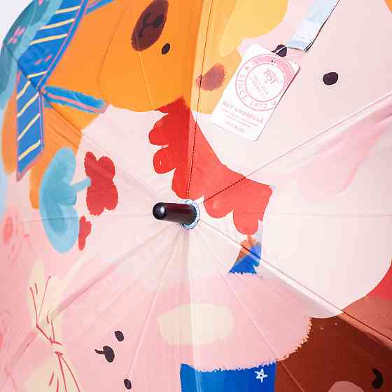 Дитячий механічний зонт з принтом, 90 см Київ