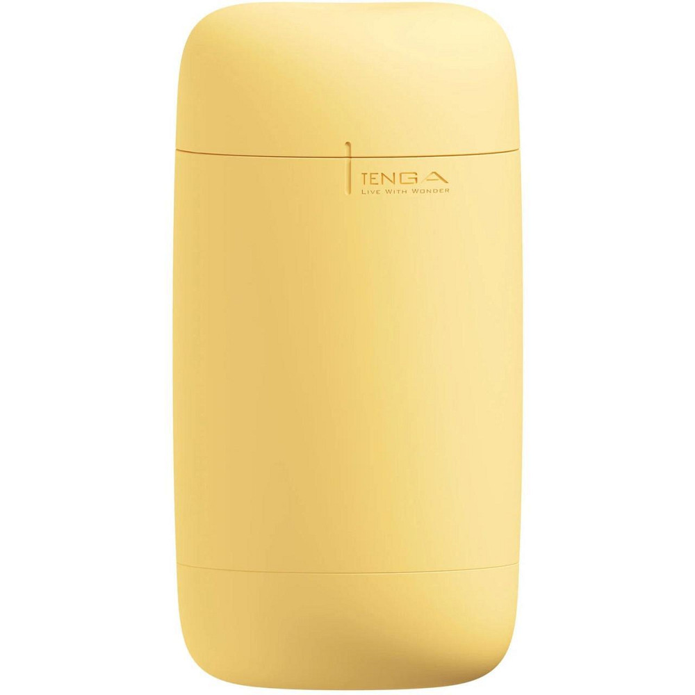 Мастурбатор TENGA PUFFY Custard Yellow, ультрамягкий материал, многоразовый, сквозной Sex Aura Киев - изображение 1