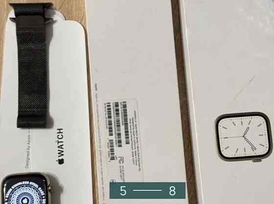 Смарт -Часы Apple Watch Series 7 45mm. Stainless steel Gold. Киев