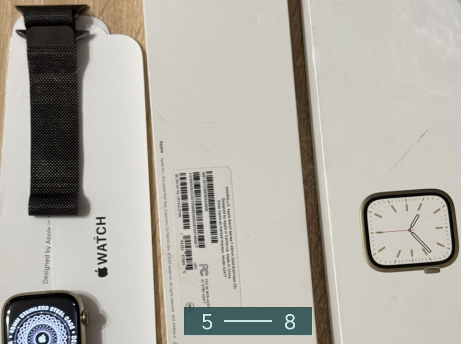 Смарт -Часы Apple Watch Series 7 45mm. Stainless steel Gold. Киев - изображение 4