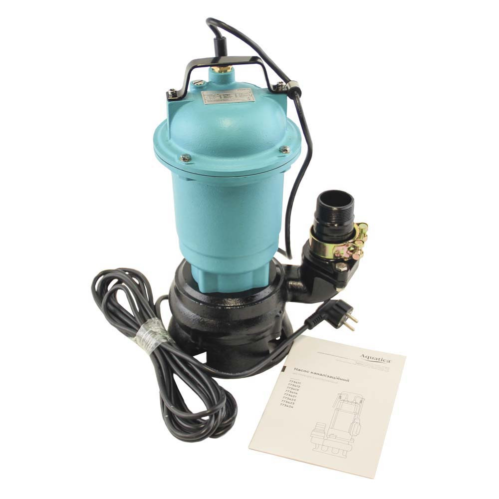 Насос канализационный 0.55кВт Hmax 12м Qmax 242л/мин AQUATICA (773411) Киев - изображение 7