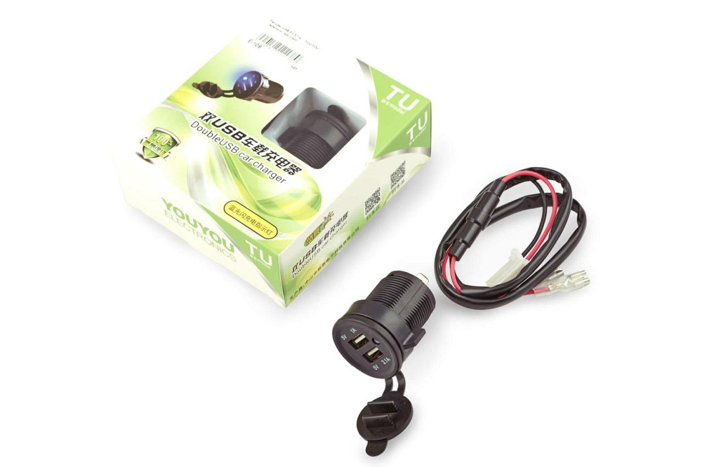 Разъем USB 5V 3,1А (врезной, круглый) Мукачево - изображение 1