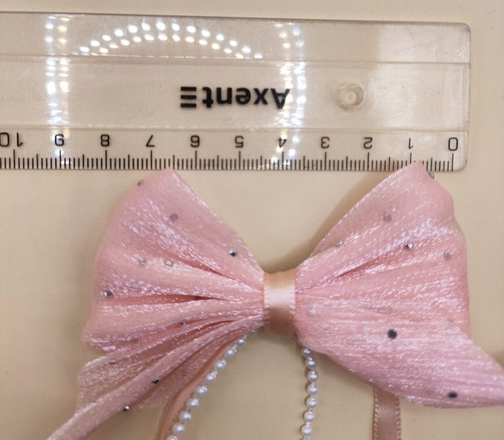Комплект заколок "Бантики зі стрічками" 2 шт Сміла - фото 3