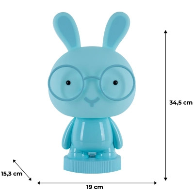 Нічник Kite Світильник LED з акумулятором Bunny, блакитний (K24-490-1-3) Вінниця - фото 6