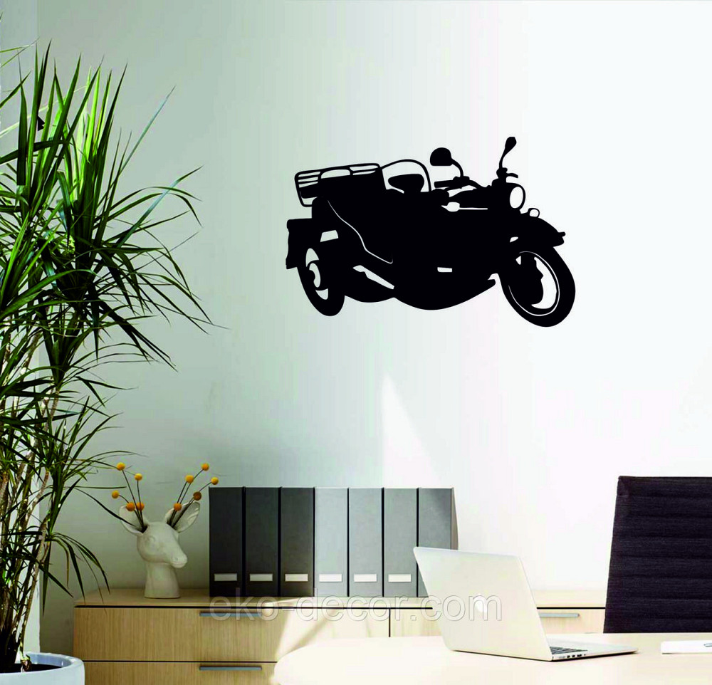 Декоративное настенное Панно «Мотоцыкл с коляской» Декор на стену Киев - изображение 7