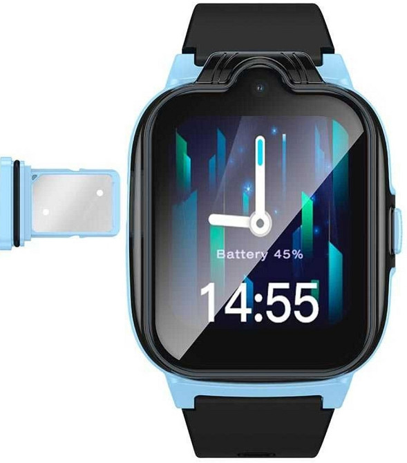 Детские смарт часы звонки 4G видеосвязь 8 Мп слежение GPS HOCO Y104. Харьков - изображение 5