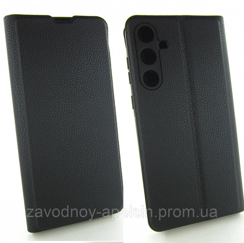 Чохол-книжка Samsung A55 A556 Захист камери (чорний) Одеса - фото 1