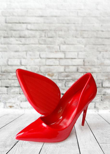 Seastar Туфлі жіночі SEASTAR червоні еко-лак каблук 11см 36р (1898) Коломыя - изображение 5