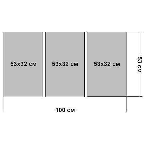 Модульная картина в гостиную / спальню  Куля-Квітка_Море Art-640_3_А Киев