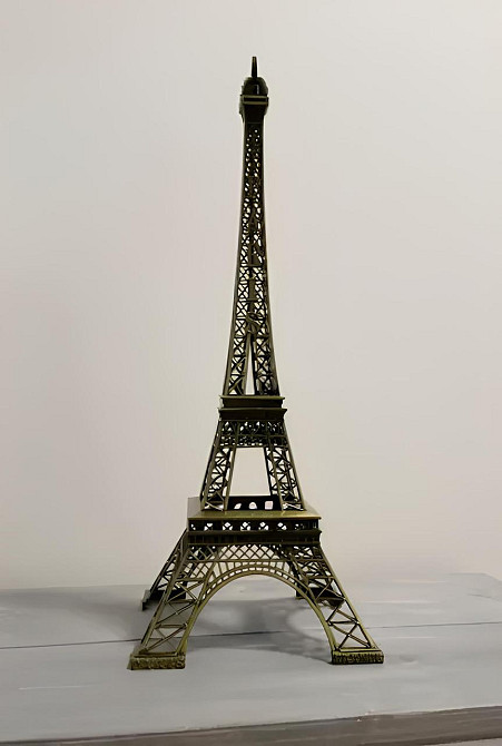 Статуэтка Эйфелева башня RESTEQ 38 см — винтажный металлический сувенир из Парижа Киев - изображение 8